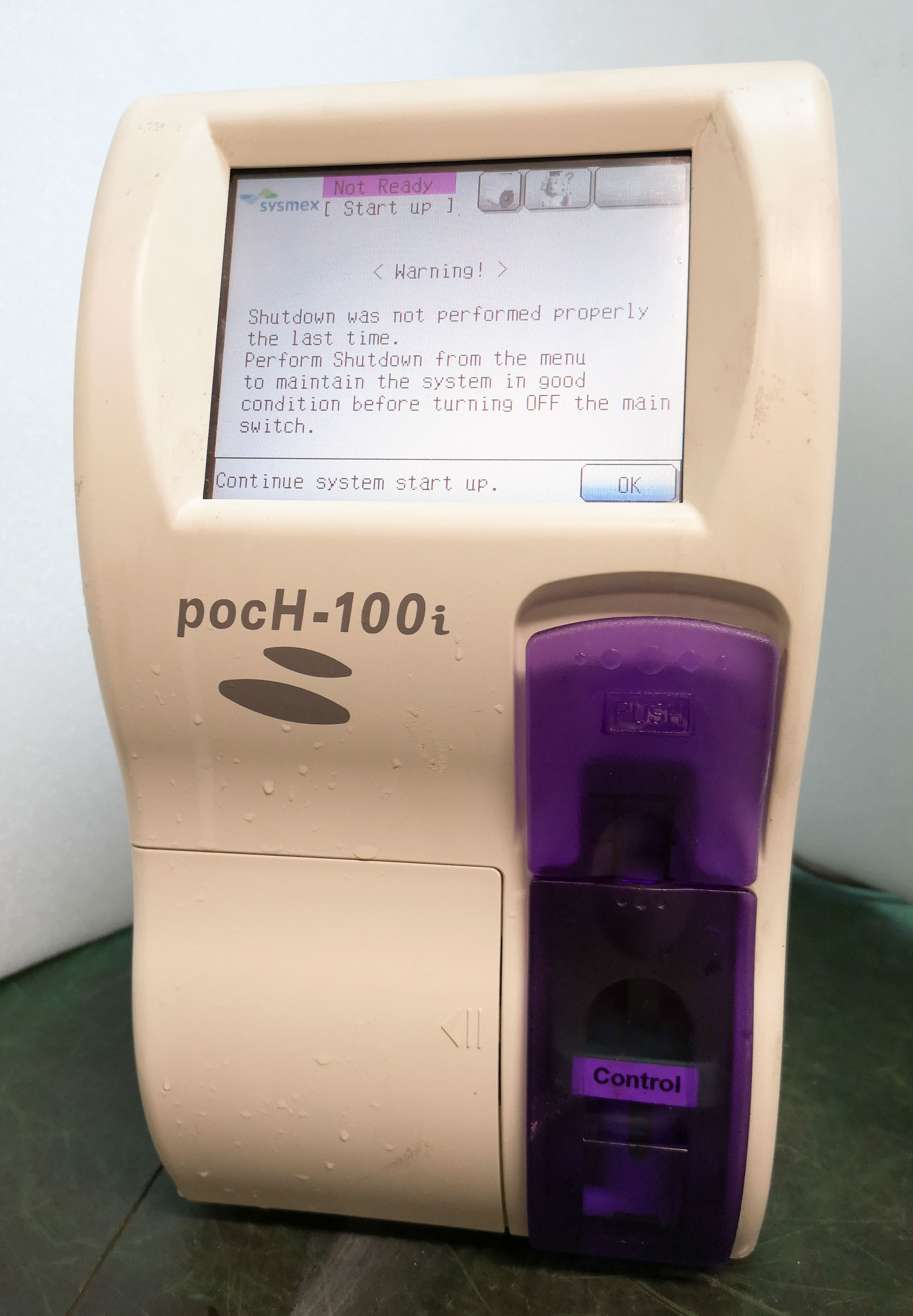 12829 SYSMEX HEMATOLOGY ANALYZER POCH-100I